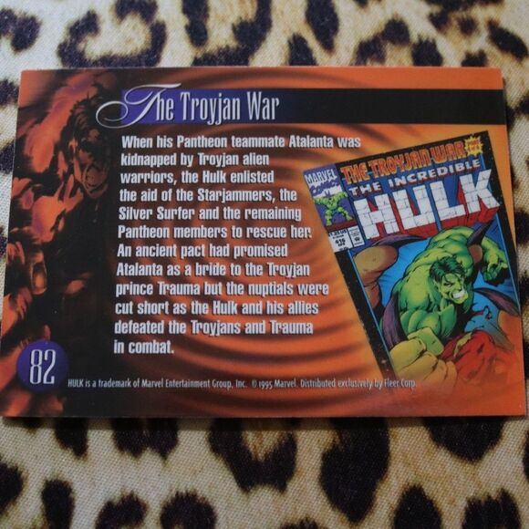 Hulk #82 Marvel Card - Picture 2 of 2